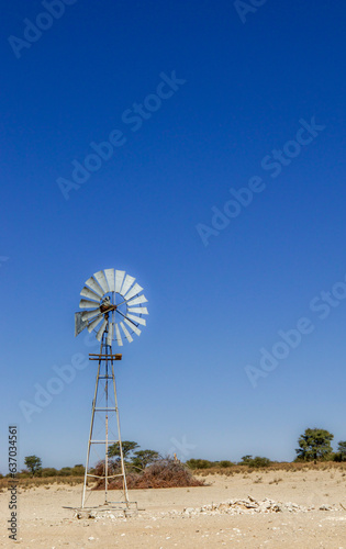 Windmill or water pump, Kalahari, South Africa