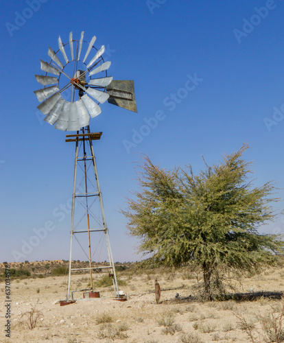Windmill or water pump, Kalahari, South Africa