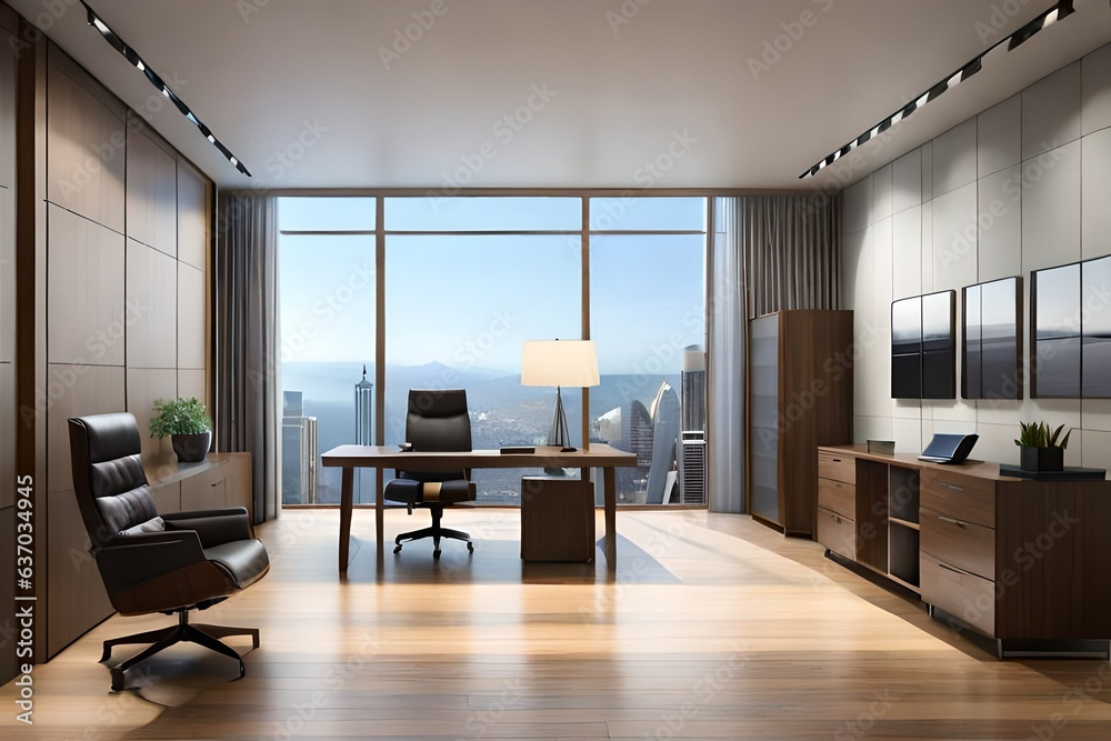 Fototapeta premium modern interior Generated Ai