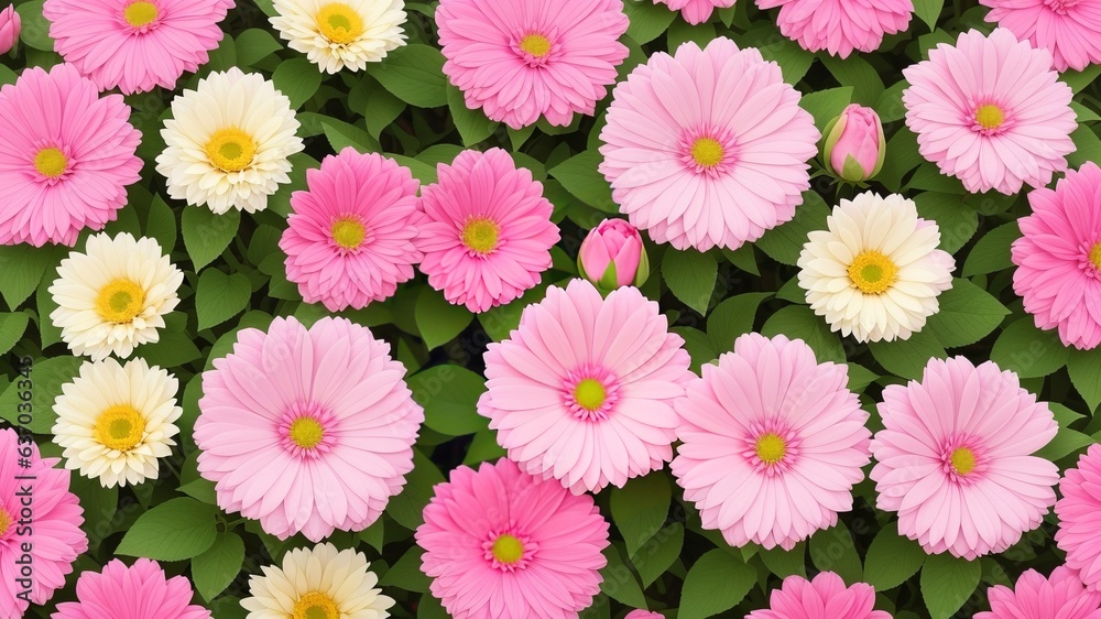 Bloom plan on a cream establishment. Mother's day bloom establishment. Creative resource, AI Generated Bloom plan on a cream establishment. Mother's day bloom establishment. Creative resource, AI Generated