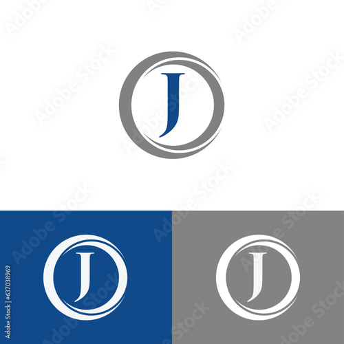 Vector Letter J Logo Design 