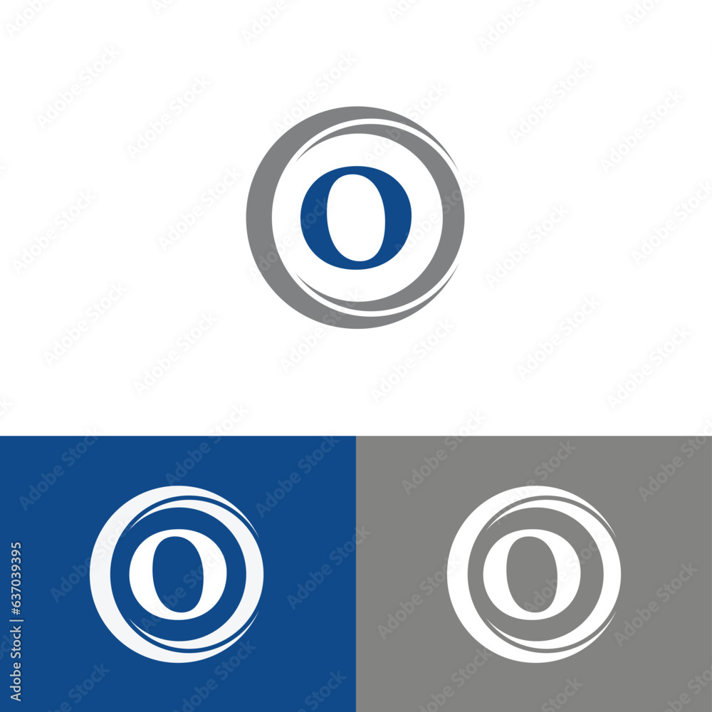 Vector Letter O Logo Design