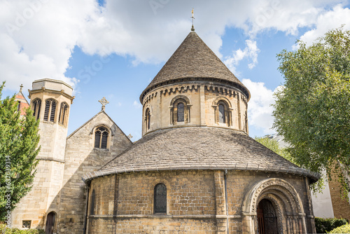Round Church closeup in Cambridge photo