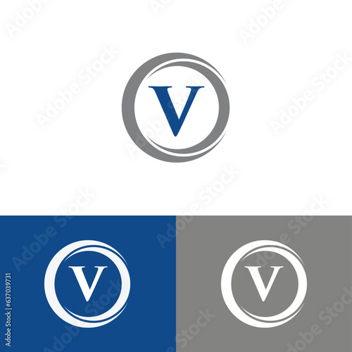 Free Download Vector Letter V Logo Design  - GFXLoad