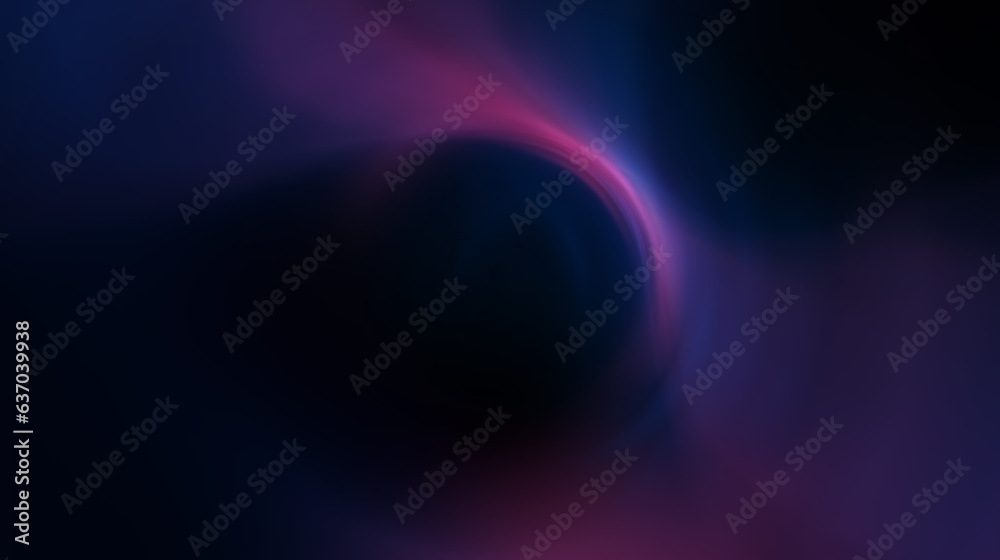 Abstract neon background, light radial effect.