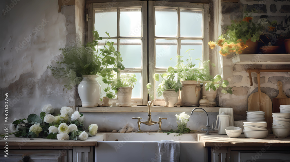 A French countryside kitchen