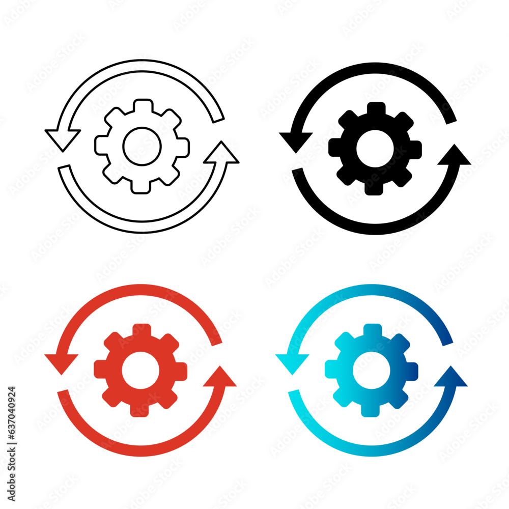 Abstract Operations Silhouette Illustration Abstract Operations Silhouette Illustration