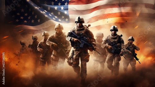 US Army soldiers in hot spots