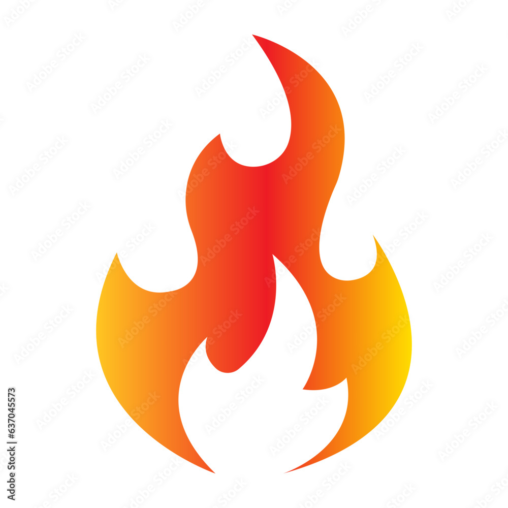 Flat Fire Flame Flat Fire Flame
