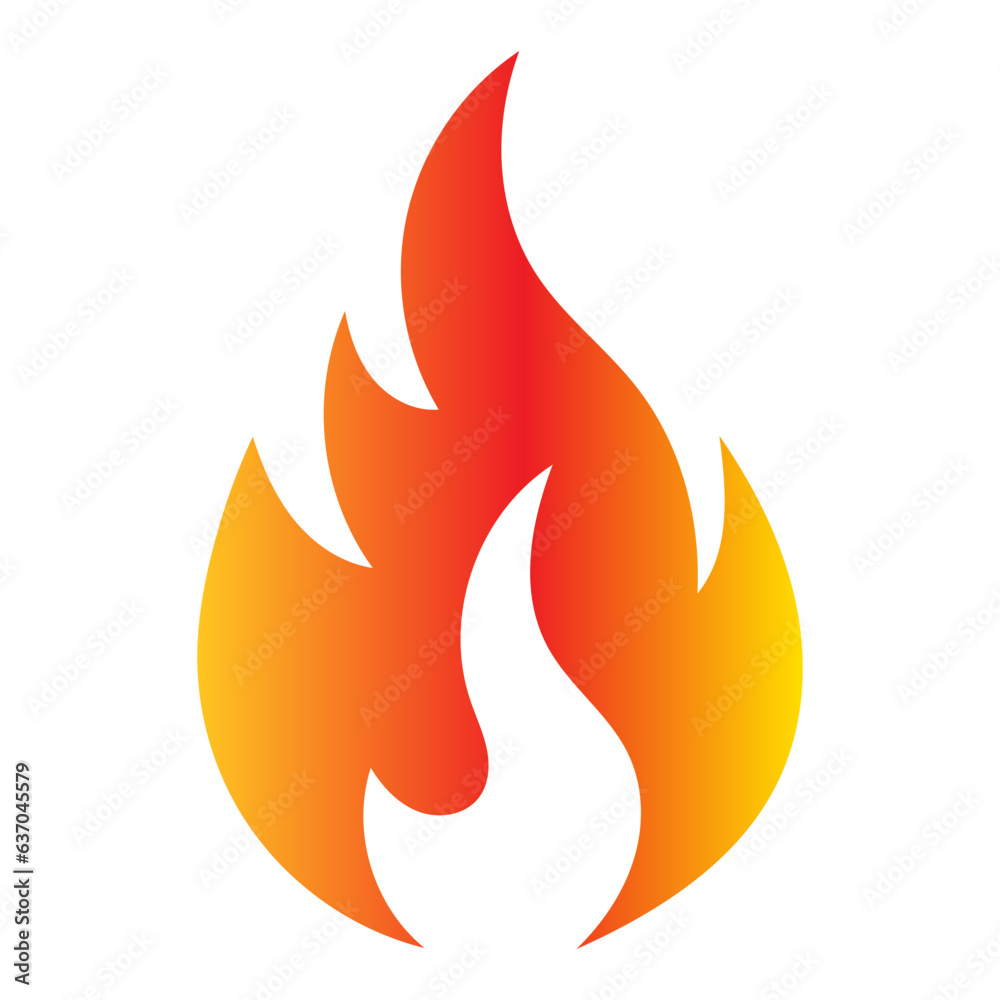 Flat Fire Flame Flat Fire Flame