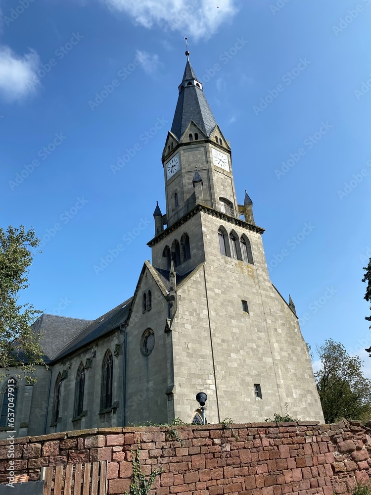 die evangelische St. Petri und Pauli Kirche in Berga