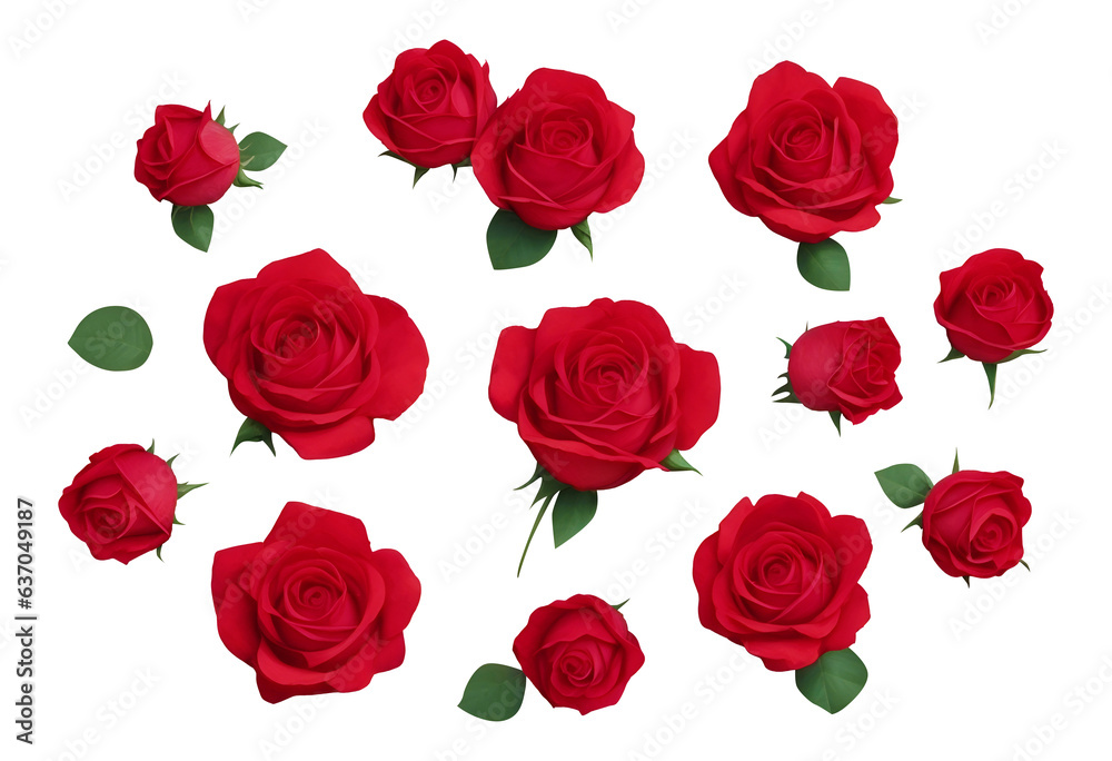 Rose isolated on background. Design element of flower cut out. Rose isolated on background. Design element of flower cut out.