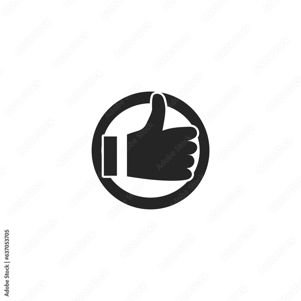 Like icon symbol. Like icon isolated on white background Like icon symbol. Like icon isolated on white background