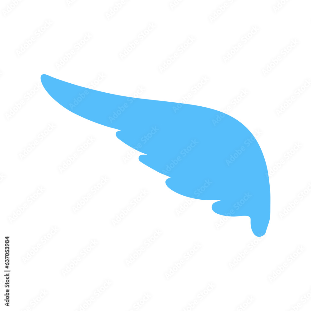 Obraz premium Angel vector icon. Editable stroke.