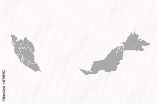 Detailed Map of Malaysia With States and Cities
