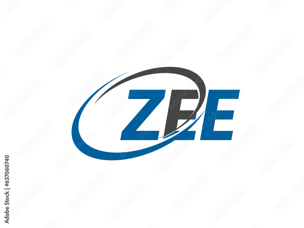 ZEE letter creative modern elegant swoosh logo design ZEE letter creative modern elegant swoosh logo design