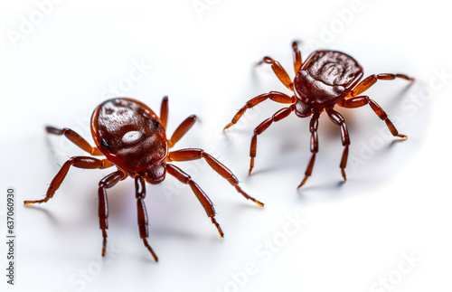 ticks on isolated white background © FP Creative Stock