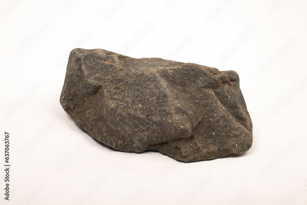 river stone isolated on white background river stone isolated on white background