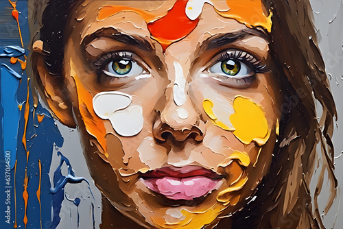 portrait of a woman, Generative AI