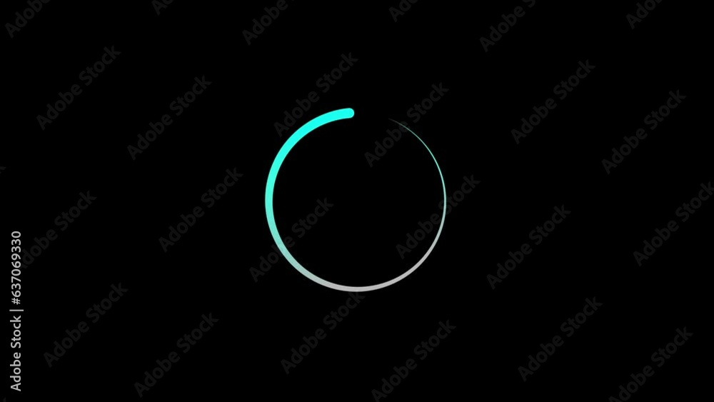 abstract circle loading bar animation background 4k abstract circle loading bar animation background 4k