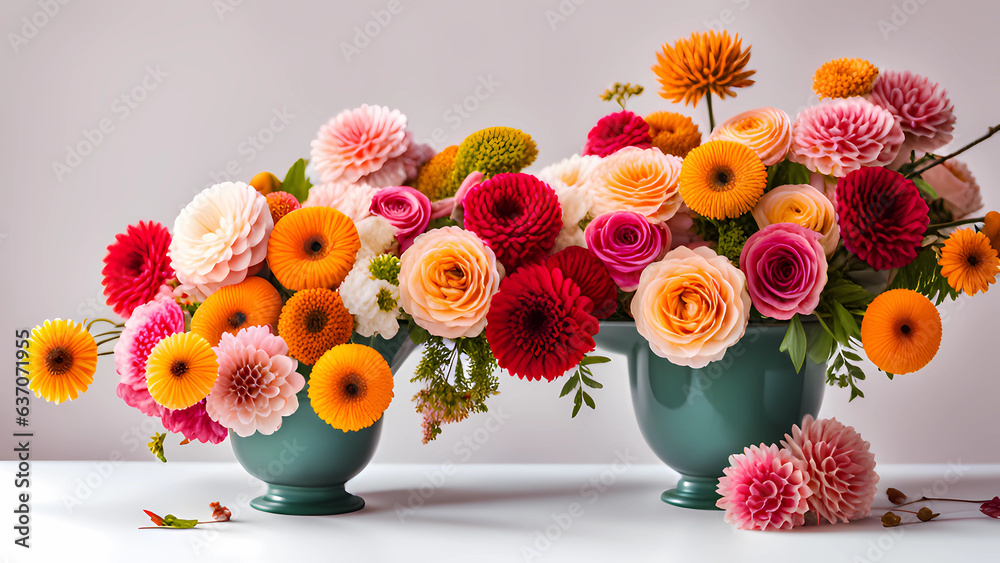 Obraz premium bouquet of flowers in vase
