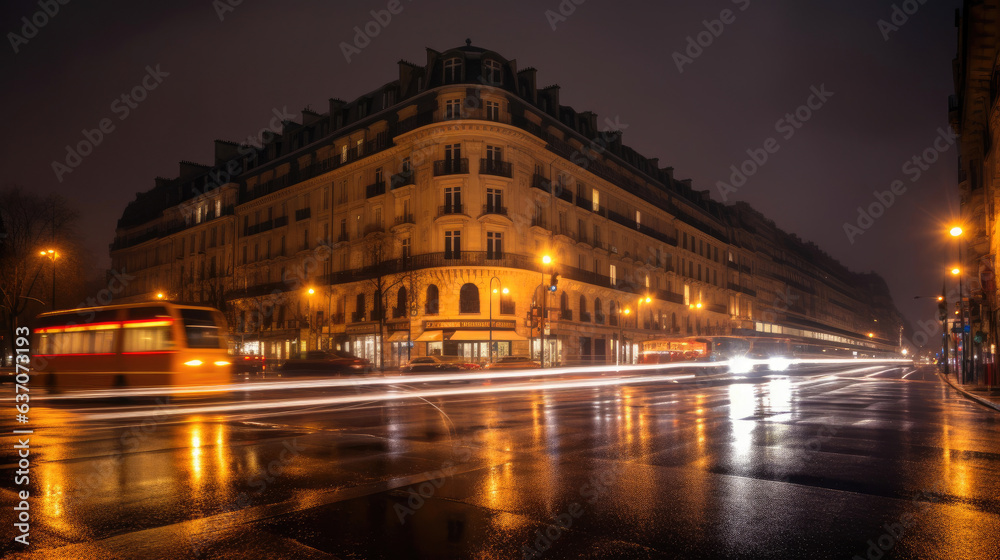 Nighttime Elegance: Paris Long Exposures
