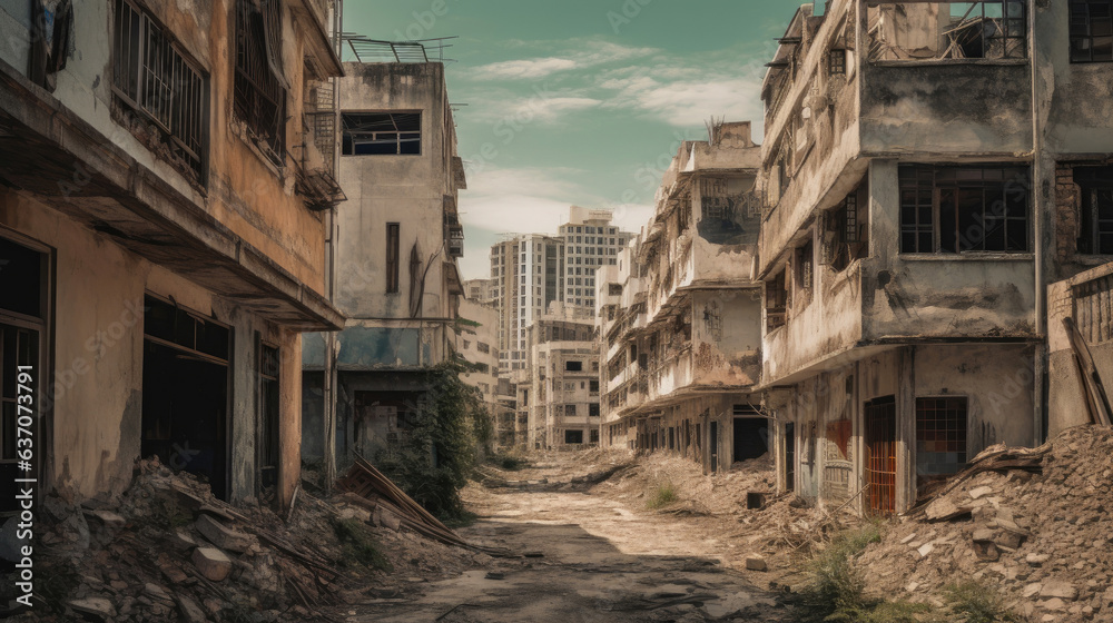 The Haunting Beauty of Crumbling Cityscapes