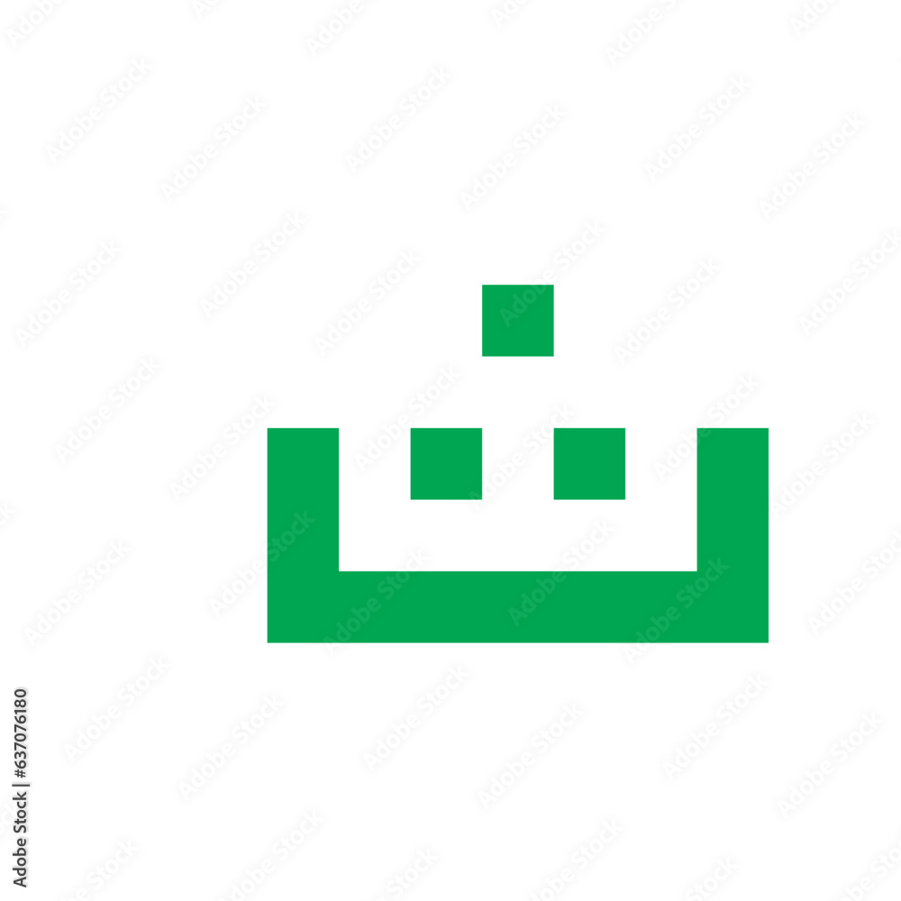 Kufi font calligraphy element Kufi font calligraphy element