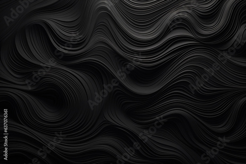 black texture background. Generative AI