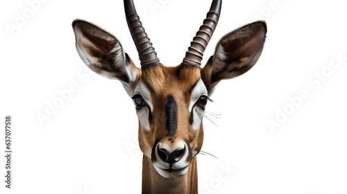 Antilope impala en haute définition, capturée avec précision, prête pour l'intégration sans background avec transparence