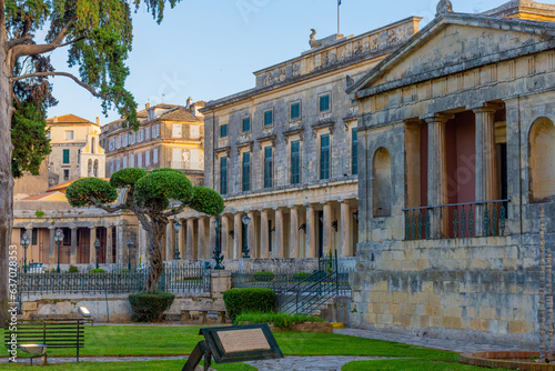 Beautiful view of Corfu Museum of Asian Art photo