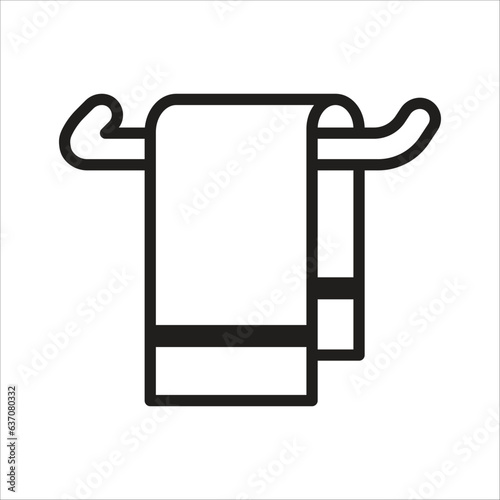 towel icon simple design art eps 10