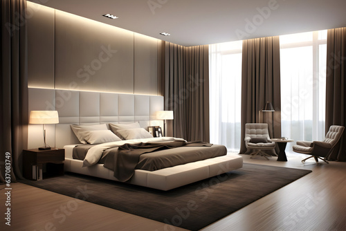 Contemporary Bedroom Interior Design Modern Elegance and Comfort bedroom