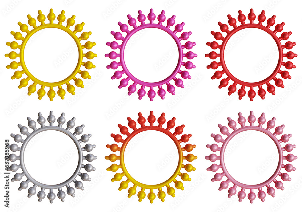 Set of frames design in 3d rendering isolated on transparent background. Geometric shapes for template and mockup concept. Set of frames design in 3d rendering isolated on transparent background. Geometric shapes for template and mockup concept.