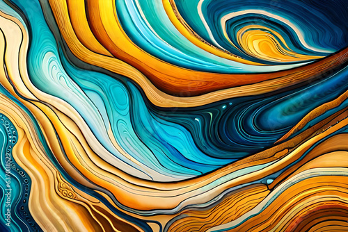 Marble abstract acrylic background. Marbling artwork texture.