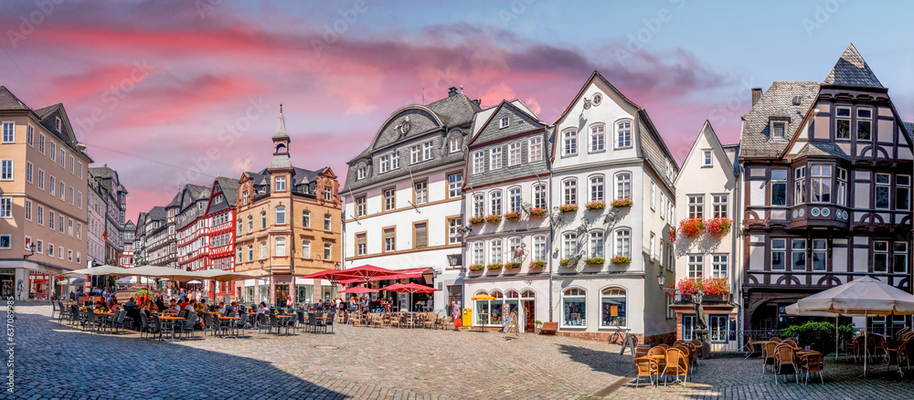 Altstadt, Marburg an der Lahn, Deutschland 