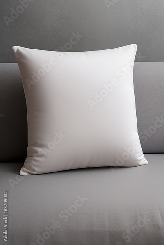 Sofa with white pillow