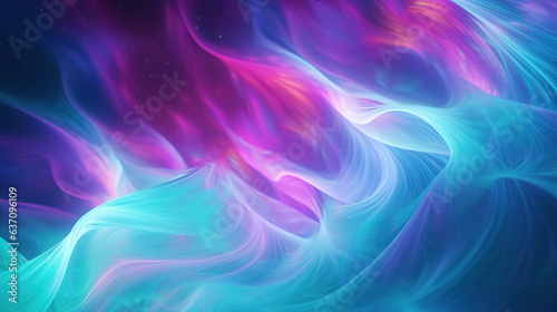 abstract background with aurora. Generative Ai