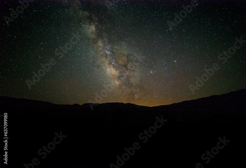 Milky Way Over Death Valley on a Dark Night