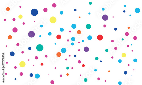 polka dots vectors and illustration, colorful dots background