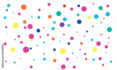 vector polka colorful dot vector background, colorful dots background