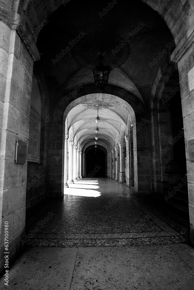 Fototapeta premium streets and alleys of Bergamo 