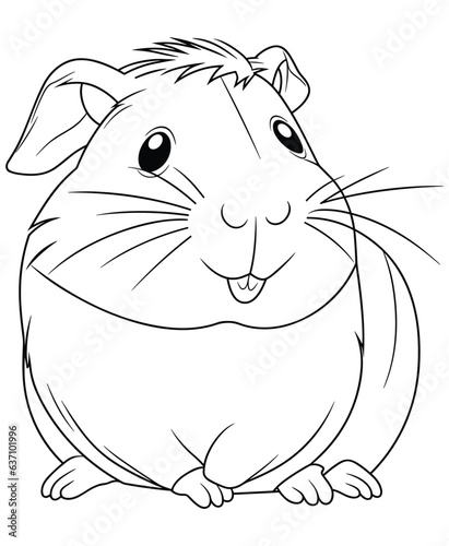 Guinea pig coloring pages