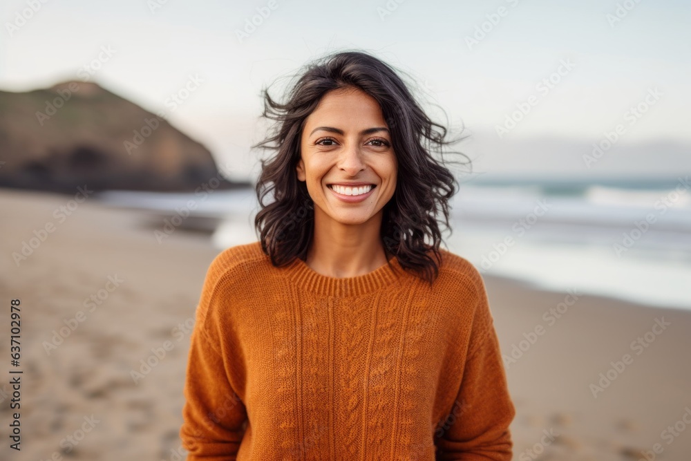 Group portrait of an Indian woman in her 30s in a beach Group portrait of an Indian woman in her 30s in a beach