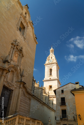 Exterior of the church of Xativa, Valencia (Spain)