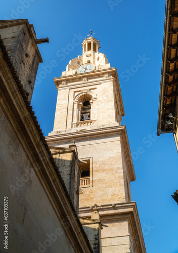 Exterior of the church of Xativa, Valencia (Spain)
