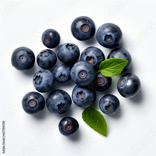 blueberries isolated on white © Stanislav