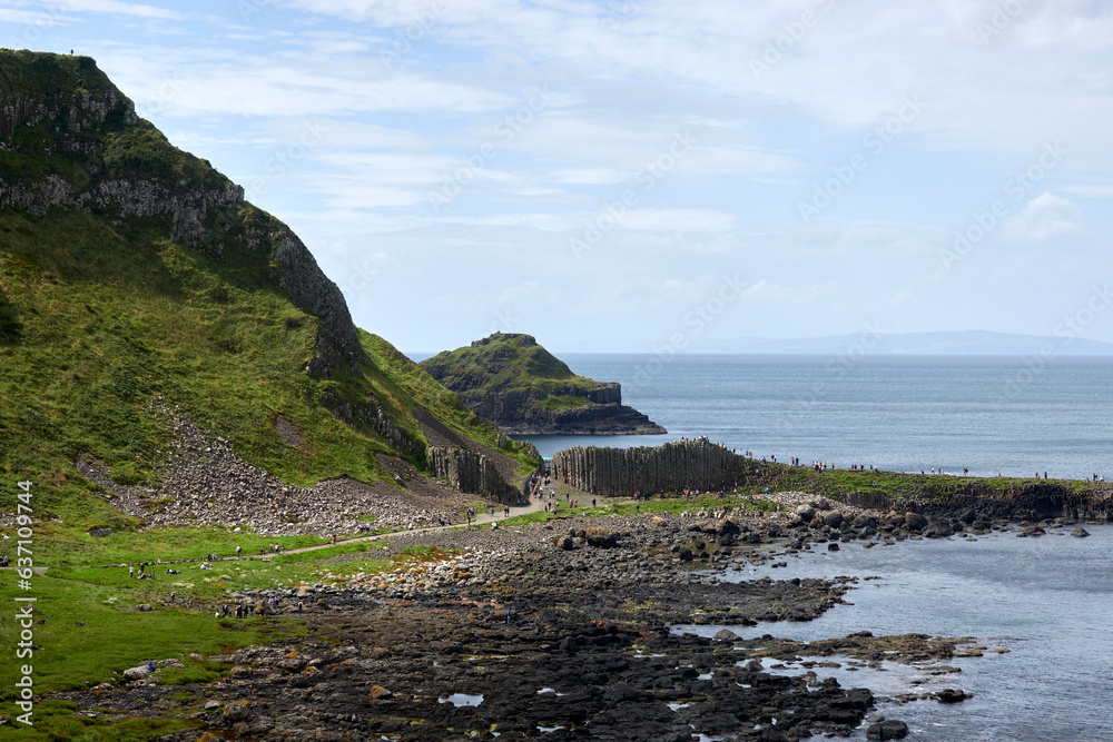 giant's causeway on sunny day