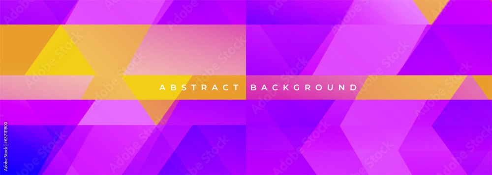 Colorful abstract modern wide banner with geometric shapes. Colored abstract background. Vector illustration. Colorful abstract modern wide banner with geometric shapes. Colored abstract background. Vector illustration.