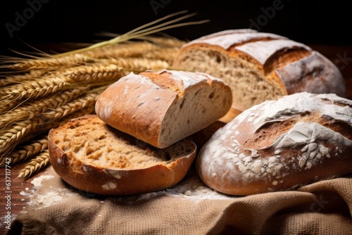 Bread. Grain deal concept. Hunger and food security of the world.